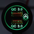 thumbnail image 3 of Touch QC3.0 Dual USB  Socket, Yctze Car  Dual USB Port QC3.0 Fast Charging With Touch Switch For 12-24V Boat Motorcycle ATV RV, 3 of 8