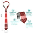 thumbnail image 4 of Buffalo Plaid Tie for Men - Vintage Checkered Wedding Tie with Satin Finish, Wrinkle-Resistant & Durable, Ideal for Groomsmen & Professionals, 4 of 4