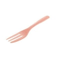 thumbnail image 6 of Coral Plastic Cake Fork with Knife Edge - 4" x 3/4" - 500 count box, 6 of 11