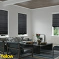 thumbnail image 2 of Yellow Blinds Cordless Blackout Roman Shade, Lexington Pebble - 23"W X 72"H, 2 of 7