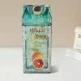 thumbnail image 1 of Bouteille d'Eau en Forme de Carton de Lait à Double Paroi avec Matériau Réfrigérant, Récipient Carré Étanche Idéal pour Sports de Plein Air, Voyage, Camping, Randonnée, Pique-Nique, Couvercle Réutilisable et Portable, 1 of 3
