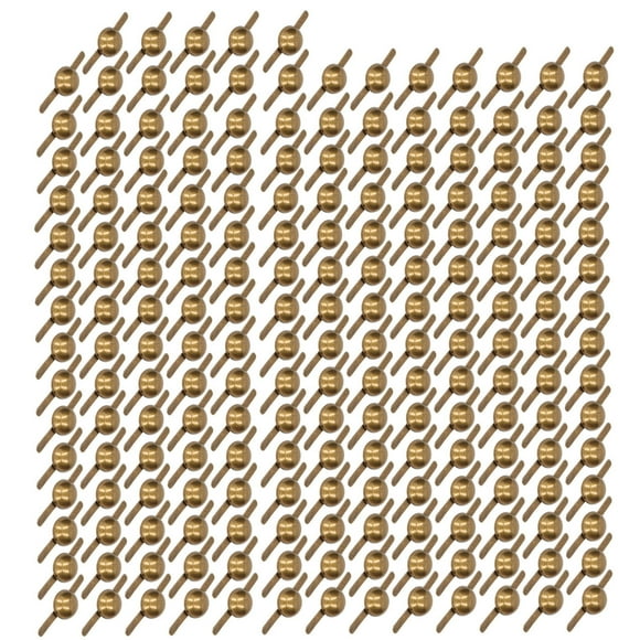 200 Uds tachuelas de tapicería 6mm revestimiento de Metal bronce resistente brillante fácil instalación clavos decorativos para ropa bolsas zapatos