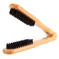 thumbnail image 1 of Cepillo para el cabello Asixx Peine de peluquería profesional Cepillos dobles Cepillo para el cabello de madera Herramienta alisadora de cabello antiestática para alisar el cabello, 1 of 5