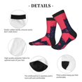 thumbnail image 4 of Bingfone Compression Socks for Women and Men Long Socks for Running Athletic Cycling Nurse- Rock Skull Guitarist, 4 of 7