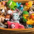 thumbnail image 3 of Axbotoy 48 Pieces Mini Plush Animals Toys Set, Small Stuffed Animal Keychain Set for Valentine Gift,Easter Egg Filter,Carnival Prizes, Classroom Rewards, Goody Bags Filler,Party Favors 103, 3 of 3