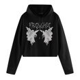 thumbnail image 1 of Mujeres gótico lindo estampado suelto Casual manga completa Tops sudaderas con capucha pulóver Fridja ghj987+6241, 1 of 2