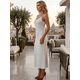 thumbnail image 4 of Vestido De Mujer Midi Casual Stretch Para Diario Y Salida, 4 of 5