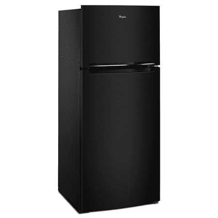 Whirlpool - 17.7 Cu. Ft. Top-Freezer Refrigerator - Black