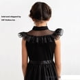 thumbnail image 2 of Wednesday Dance Dress for Girls Addams Costume Black Mesh Dress Halloween Cosplay Outfit for Girls, 2 of 7