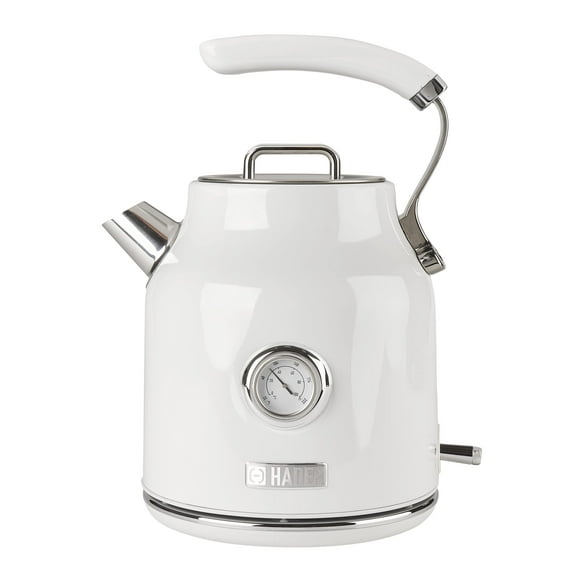Hervidor eléctrico Haden Dorset 1.7L de acero inoxidable, color marfil