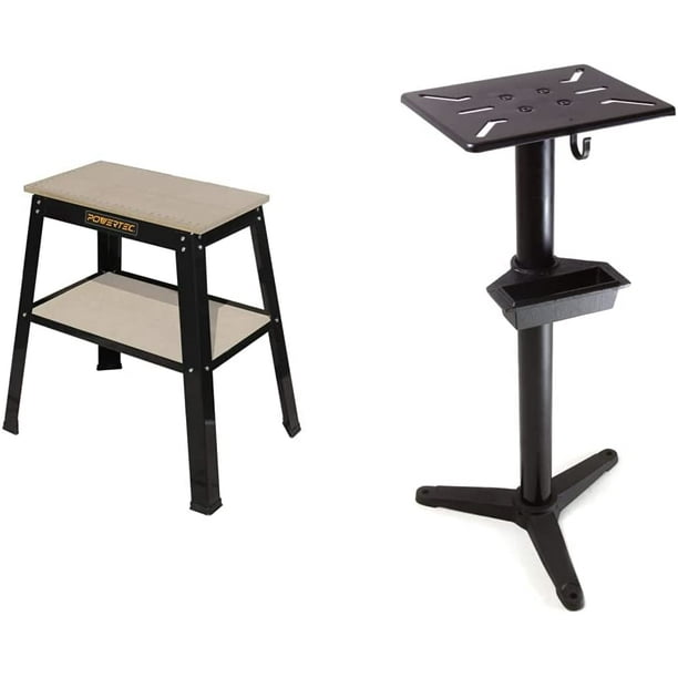 POWERTEC UT1002 Universal Tool Stand & WEN Bench Grinder Stand, 32Inch