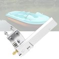 thumbnail image 2 of Timón de aluminio con entrada de recogida de agua para barco eléctrico de carreras RC modelo marino (plata, 75 mm), 2 of 8
