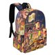 thumbnail image 2 of Max y los Caballeros de la Noche-theme Backpack, Campus style schoolbag Bookbag with Adjustable Shoulder Straps And Large Zip Compartment, Unisex Travel Bags.42x30x15cm, 2 of 6