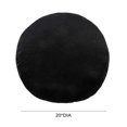 thumbnail image 3 of TOV Furniture Coussin en Polyester 20x20 Pouces Transitionnel Noir, 3 of 3