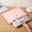 Pink, variant on Waterproof PU Leather A4 File Folder With Removable Hand Strap Document Organizer Brown 1 Count