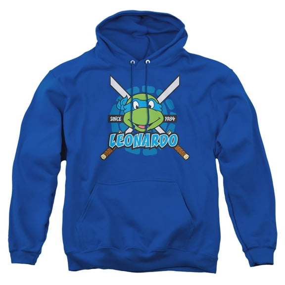 TMNT Teenage Mutant Ninja Turtles Leonardo Since 1984 Unisex Adult Pull-Over Hoodie