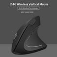 thumbnail image 4 of Ywyt YWYT 2.4G Wireless Vertical Mouse Ergonomic Vertical Mouse Upright Mouse Optical Mouse 3 Adjustable Movement Speed Levels/ Plug&Play Black, 4 of 7