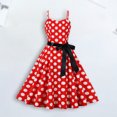 thumbnail image 2 of Vestido de tirantes con estampado de lunares para mujer Vestido estilo túnica vintage estilo sexy Traje diario Hugtrwg Para estrenar, 2 of 9