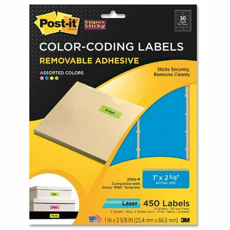 Super Sticky Color Coding Label