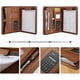 thumbnail image 4 of Leather Folder Business Conference A4 Portfolio Folder Padfolio Noted Case For Work School, 4 of 5