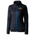 thumbnail image 2 of Women's Cutter & Buck  Navy Milwaukee Brewers City Connect Rainier PrimaLoft Eco Insulated Full-Zip Puffer Jacket, 2 of 3