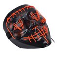 thumbnail image 4 of Máscara de Halloween Máscara de disfraces Máscara de disfraz Máscara iluminada Máscara luminosa Accesorios de HalloweenMáscara iluminada Mgaxyff  No, 4 of 5