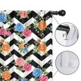 thumbnail image 4 of Pioneer Flower Floral Print Pattern Teens Curtains,Teens Insulated Curtains Set Of 2,Bedroom Essentials,Toddler Room Decor 52"x84", 4 of 5
