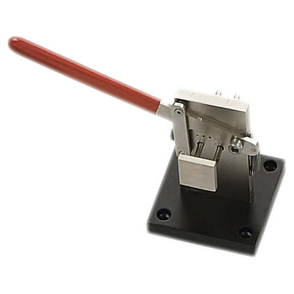 BENCH WIZARD Wire Cutting Press | Robust & Lasting | 1/64" (0.4 mm) to 1/8" (3.2 mm) Cutting Spectrum | Vinyl-Cushioned Comfort Handle | Ready for Table Mounting