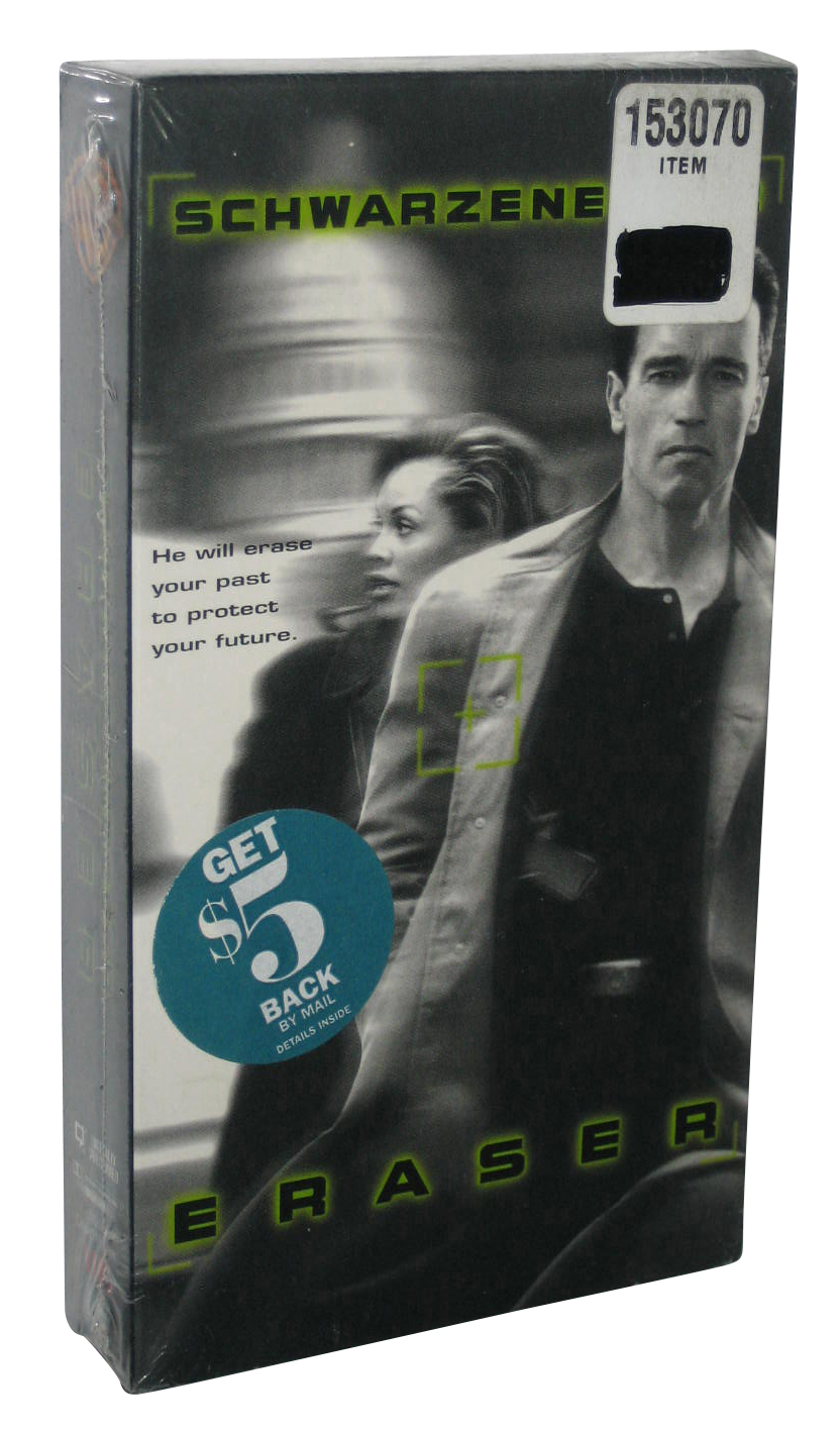 Eraser Vintage VHS Tape (Arnold Schwarzenegger)