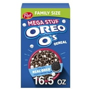 Post Mega Stuf OREO O's Cereal, 16.5 oz Box