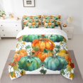thumbnail image 2 of YST Ensemble Douillette Citrouille Colorée 7 Pcs Automne Lit en Sac Polyester, Grand Lit, 2 of 5