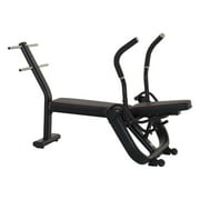 Inspire Fitness Heavy-Duty Horizontal Ab Crunch Workout Bench for Intense Core Abdominal Workouts, Black