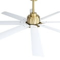 thumbnail image 3 of 66 Inch Low Profile ABS Ceiling Fan with Dimmable Lights and Smart Remote Control 6 Speed Reversible Noiseless DC Motor for Indoor, 3 of 6