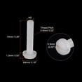 thumbnail image 2 of Unique Bargains Nylon Machine Screws, M2x10mm Slotted Pan Head Fasteners Bolts, White 25Pack, 2 of 4