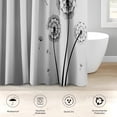 thumbnail image 3 of 4 Pcs Bathroom Sets with Shower Curtain and Rugs, Cute Dog Paw Funny, Bathroom Decor Puppy Brown Animal Cartoon Shower Curtain Sets for Bathroom Decor, 3 of 4