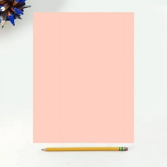 Colored Copy Paper, 20 8.5 X 11, 500 Sheets (Peach)