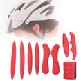 thumbnail image 2 of Helmet Sponge, Viscose Red Helmet Pad, Durable Helmet Lining, Protection For Bike For Bicycle, 2 of 8
