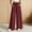 Red, variant on DuoJiaJ Womens Wide Leg Pants, High Waist with Pockets Soft Flowy Casual Black L