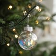 thumbnail image 5 of Luoshdecor 12 PCS Christmas Ball Ornaments,6cm/2.37" Glitter Clear Shatterproof Christmas Balls,for Small Xmas Tree Decor Home Indoor Decor, 5 of 6
