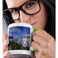 thumbnail image 2 of 3dRose, Mendenhall Glacier, Tongass National Forest, Alaska - US02 HGA0165 - Howie Garber, 15oz Two-Tone Green Mug, 2 of 7