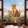 thumbnail image 1 of asddcavvf 2D Acrylic Hanging Lightweight Design Easy To Hang Colors Versatile Use Stained Glass Window, 1 of 7