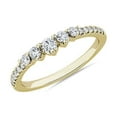 thumbnail image 1 of 0.35 Carat Excellent Rond Coupe Naturelle Diamond Belle Bande d'Éternité pour Mariée Solide 14K Jaune Or Taille 5, 1 of 7