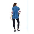 thumbnail image 4 of Womens Denim Jacket with Crochet knit sleeves, 4 of 4