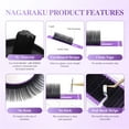 thumbnail image 4 of NAGARAKU Fifth Generation Air Series Classic Individual Eyelash Extension0.07C14, 4 of 9