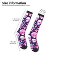 thumbnail image 2 of Pofeuu Skull mushroom colorful cute Print Stockings, Adult Running Hiking Socks for Youth and Adult, 2 of 6