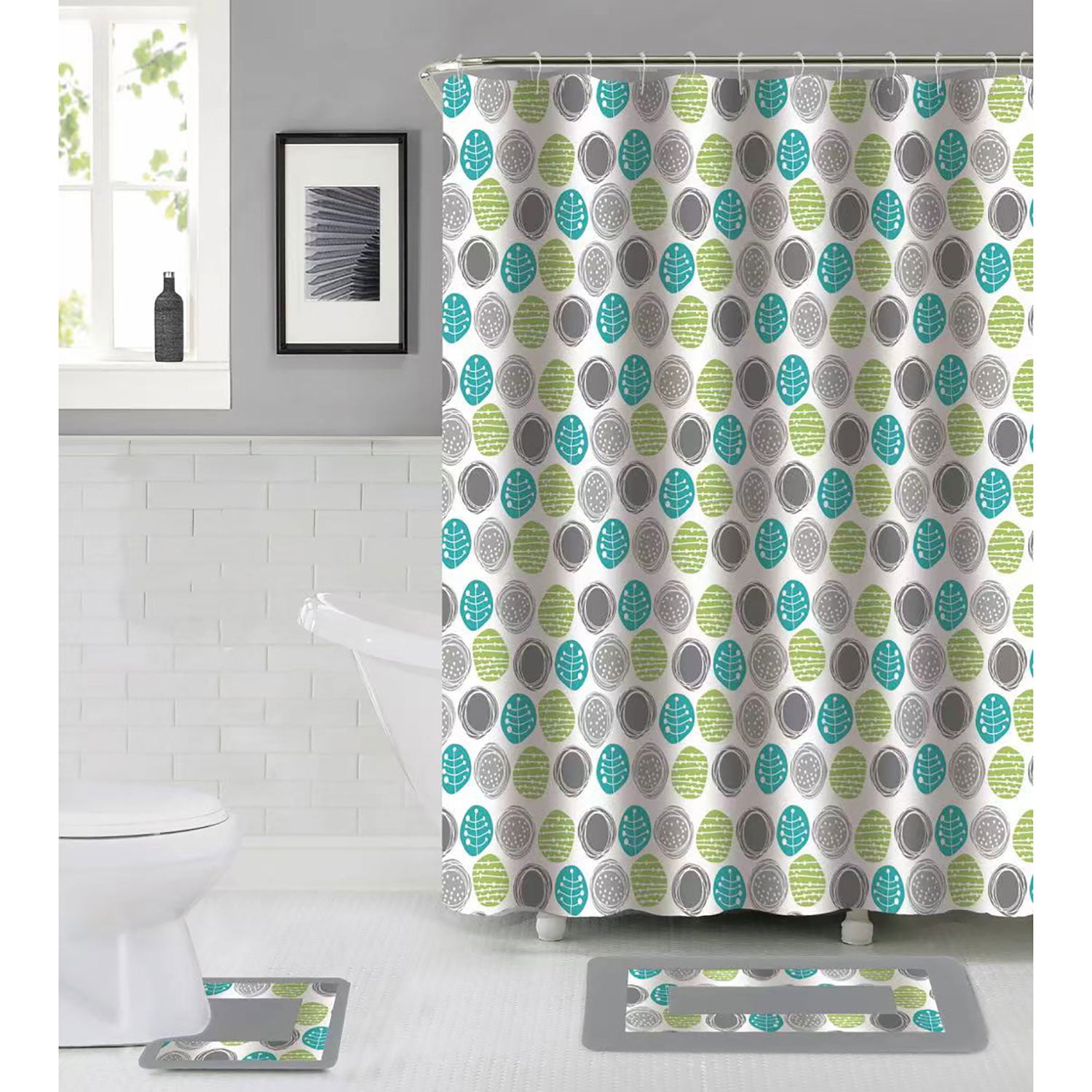 Details about   US State Map Shower Curtain Toilet Cover Rug Mat Contour Rug Set 