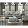 thumbnail image 3 of Southern Home Furnishings Grande Mist Transitional Polypropylene Sofa in Gray, 3 of 10
