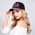 thumbnail image 6 of Breezora Sequins Casual Baseball Cap for Women Adjustable Breathable Sports Hat Outdoor Jogging Accessory, 6 of 7