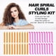 thumbnail image 2 of 40 rizadores de pelo en espiral sin calor para cabello largo, sin calor, rizadores de pelo mágicos de 22 pulgadas/55 cm con ganchos de peinado, 2 of 5