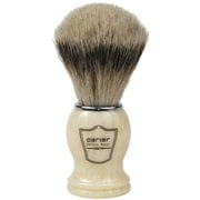Parker Safety Razor 100% Silvertip Badger Bristle Shaving Brush (Ivory Handle) & Free Shaving Brush Stand